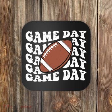 Game Day Football Fan Coaster