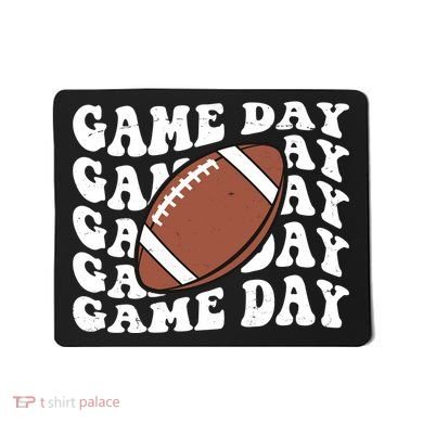 Game Day Football Fan Mousepad