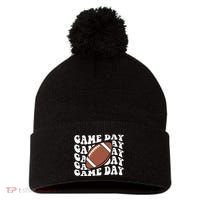 Game Day Football Fan Pom Pom 12in Knit Beanie thumb 0