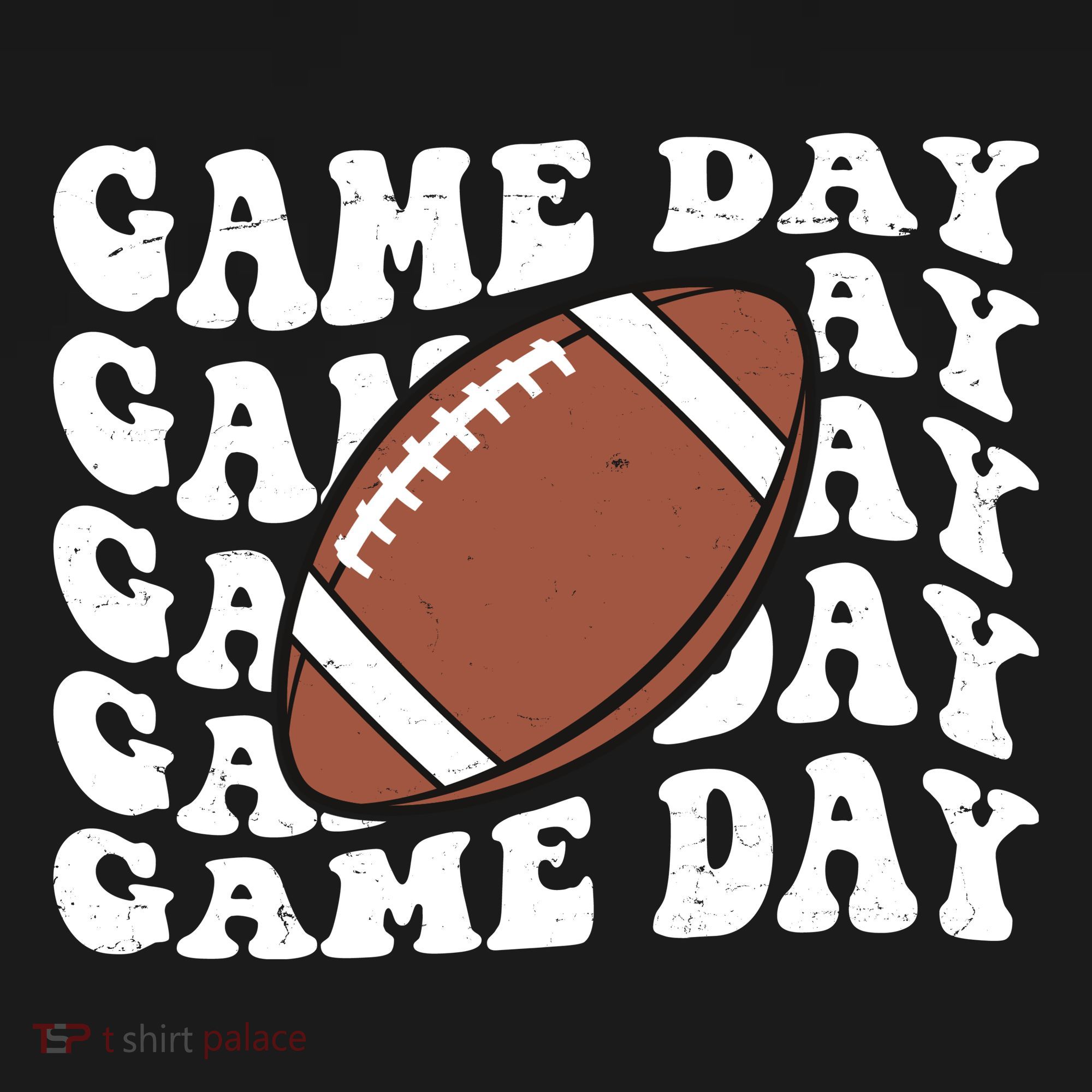 Game Day Football Fan Pom Pom 12in Knit Beanie