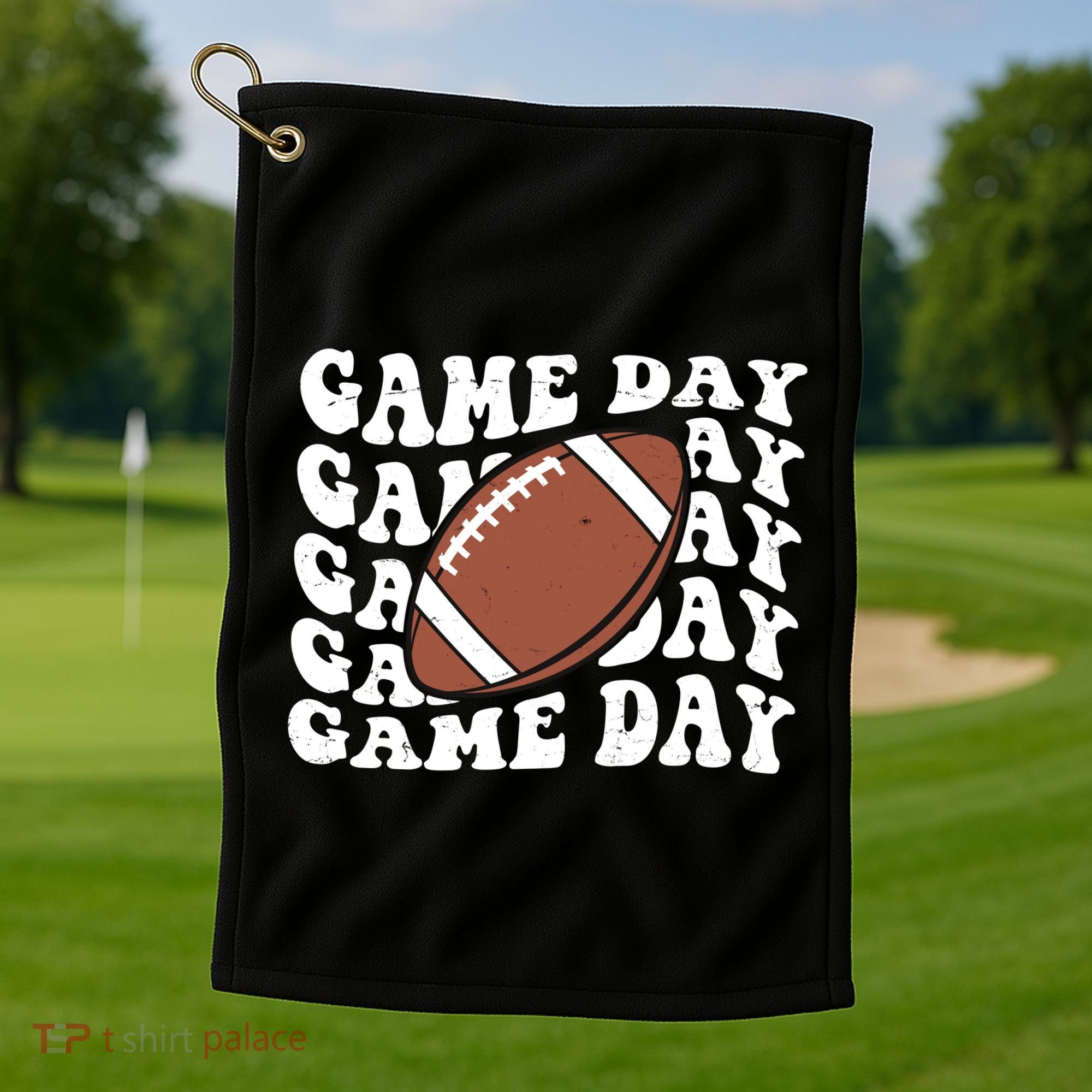 Game Day Football Fan Golf Towel