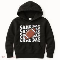 Game Day Football Fan Kids Hoodie thumb 0