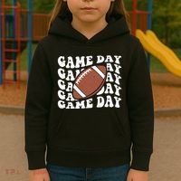 Game Day Football Fan Kids Hoodie thumb 3