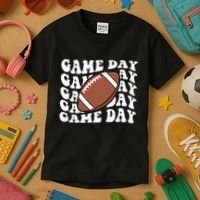 Game Day Football Fan Kids T-Shirt thumb 3