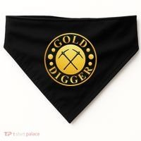 Gold Digger Gold Mining Gold Miner USA-Made Doggie Bandana thumb 0