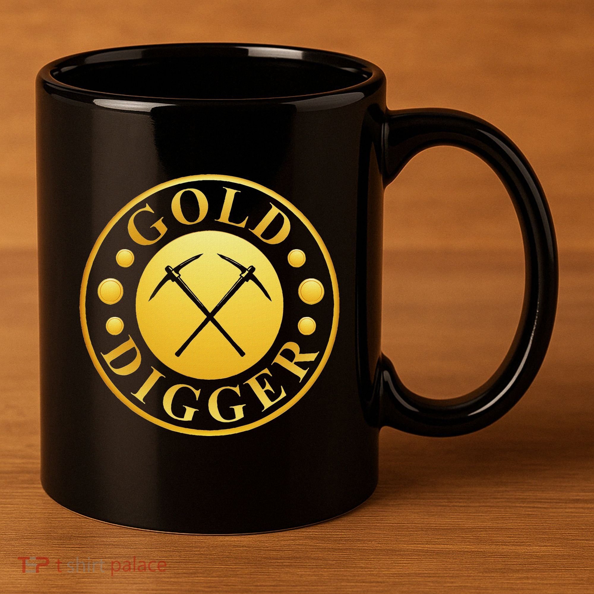 Gold Digger Gold Mining Gold Miner 11oz C Handle Ceramic Mug