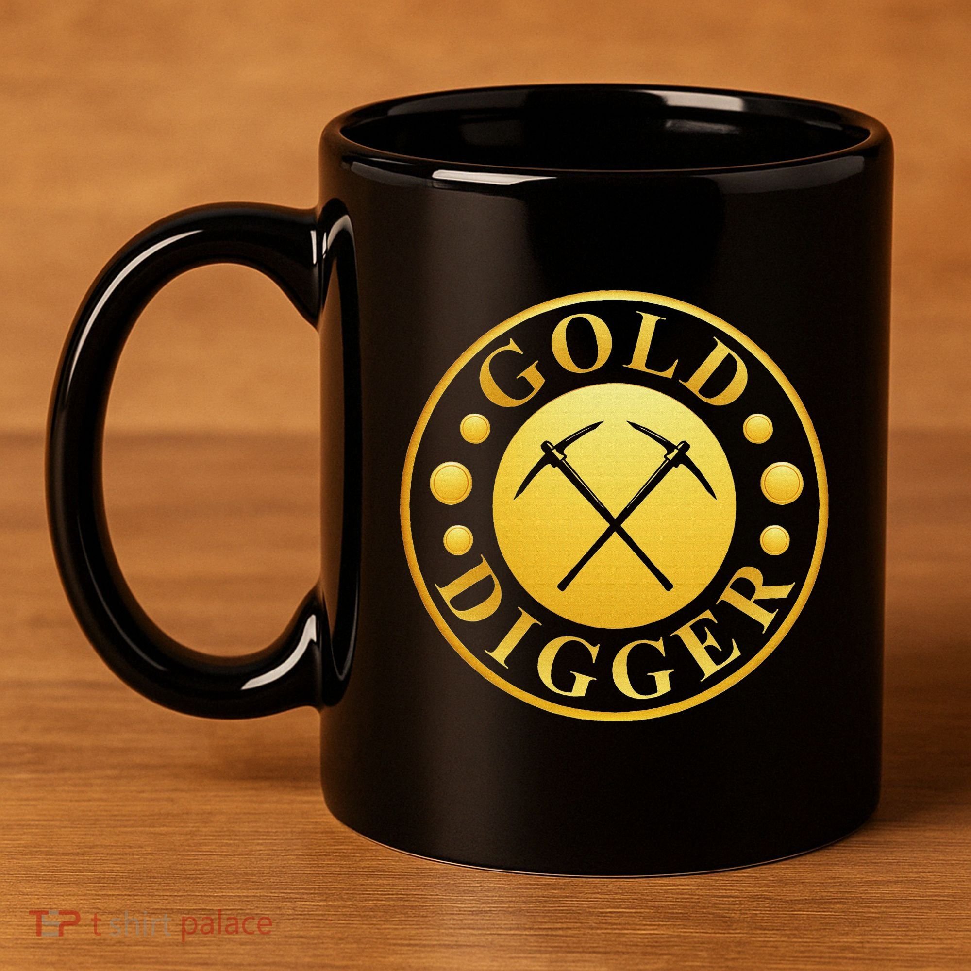 Gold Digger Gold Mining Gold Miner 11oz C Handle Ceramic Mug