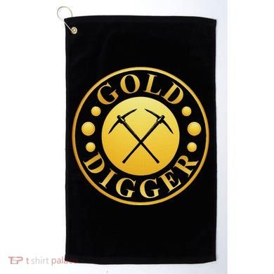 Gold Digger Gold Mining Gold Miner Golf Towel