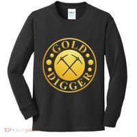 Gold Digger Gold Mining Gold Miner Kids Long Sleeve Shirt thumb 0