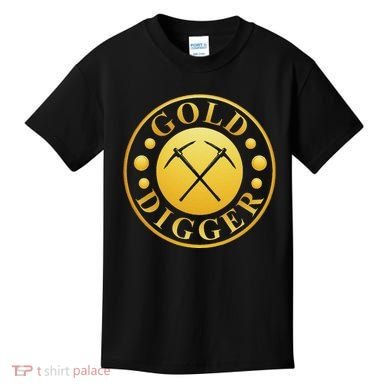 Gold Digger Gold Mining Gold Miner Kids T-Shirt