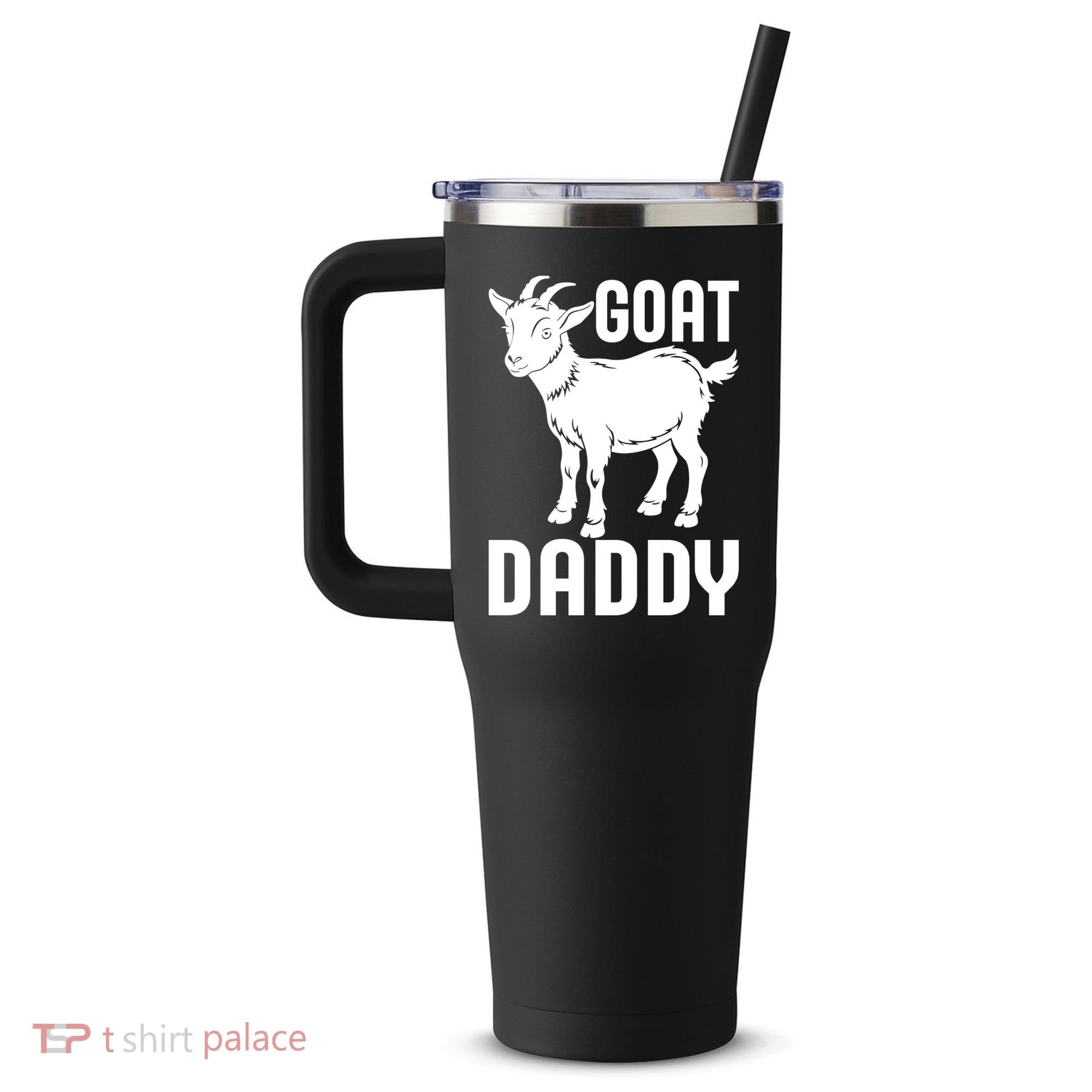 Goat Daddy 40oz Vacuum Insulated Stainless Steel Travel Tumbler