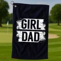 GIRL DAD Golf Towel thumb 1