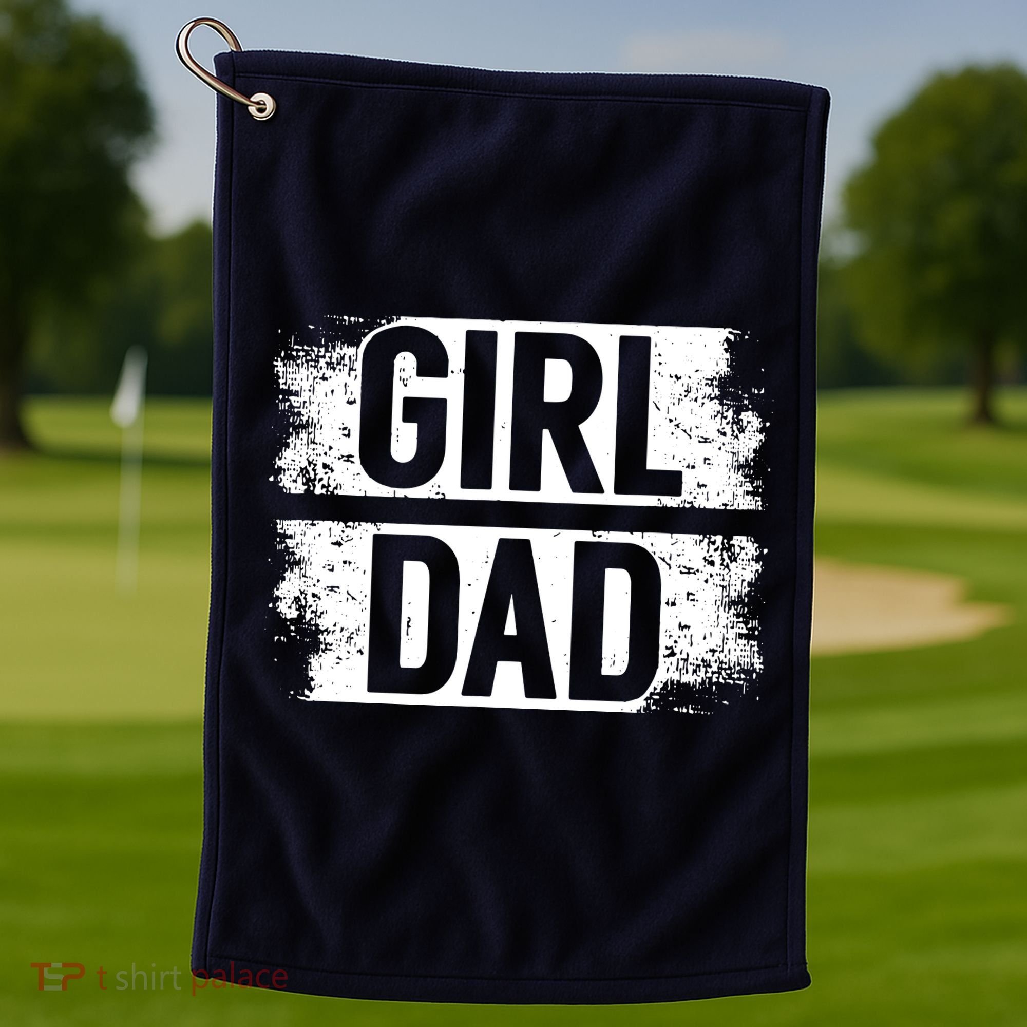 GIRL DAD Golf Towel