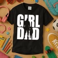 Girl Dad Kids T-Shirt thumb 3