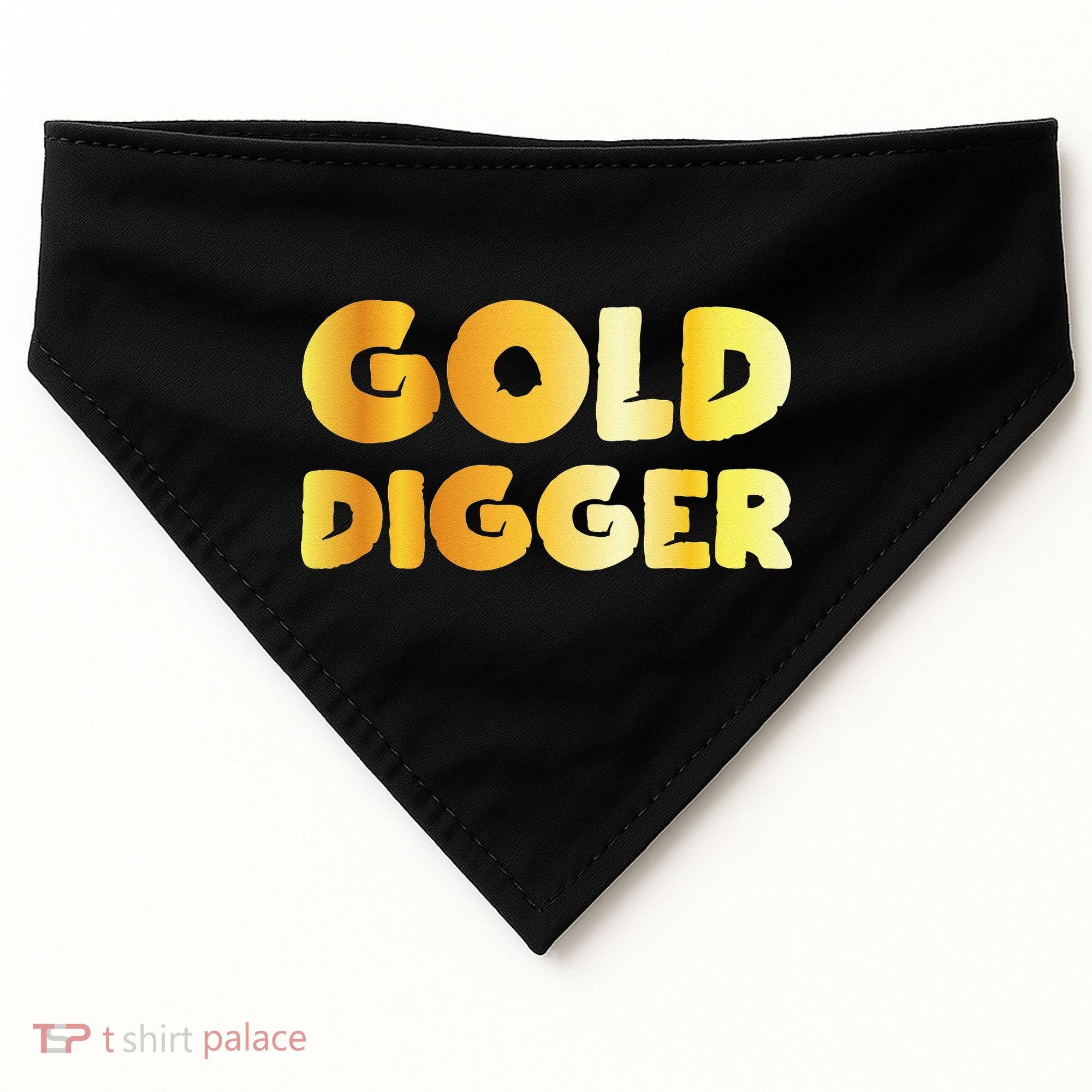 Gold Digger Geologist Pun Geology Geek Funny Costume USA-Made Doggie Bandana