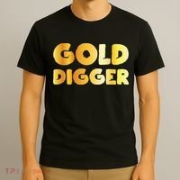 Gold Digger Geologist Pun Geology Geek Funny Costume T-Shirt thumb 3