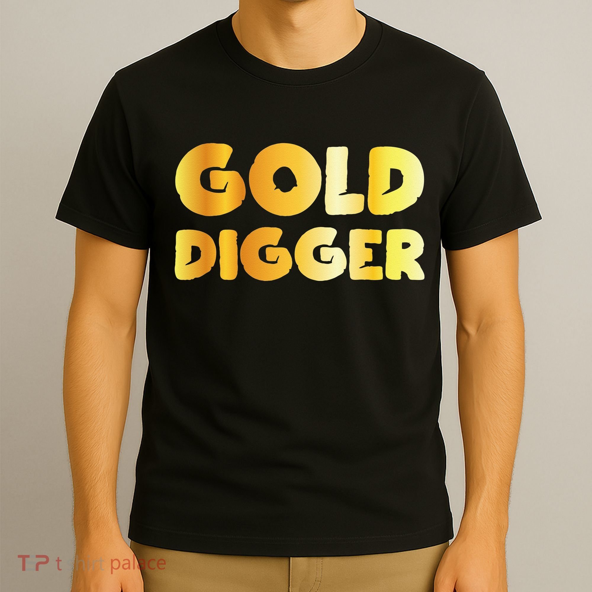 Gold Digger Geologist Pun Geology Geek Funny Costume T-Shirt