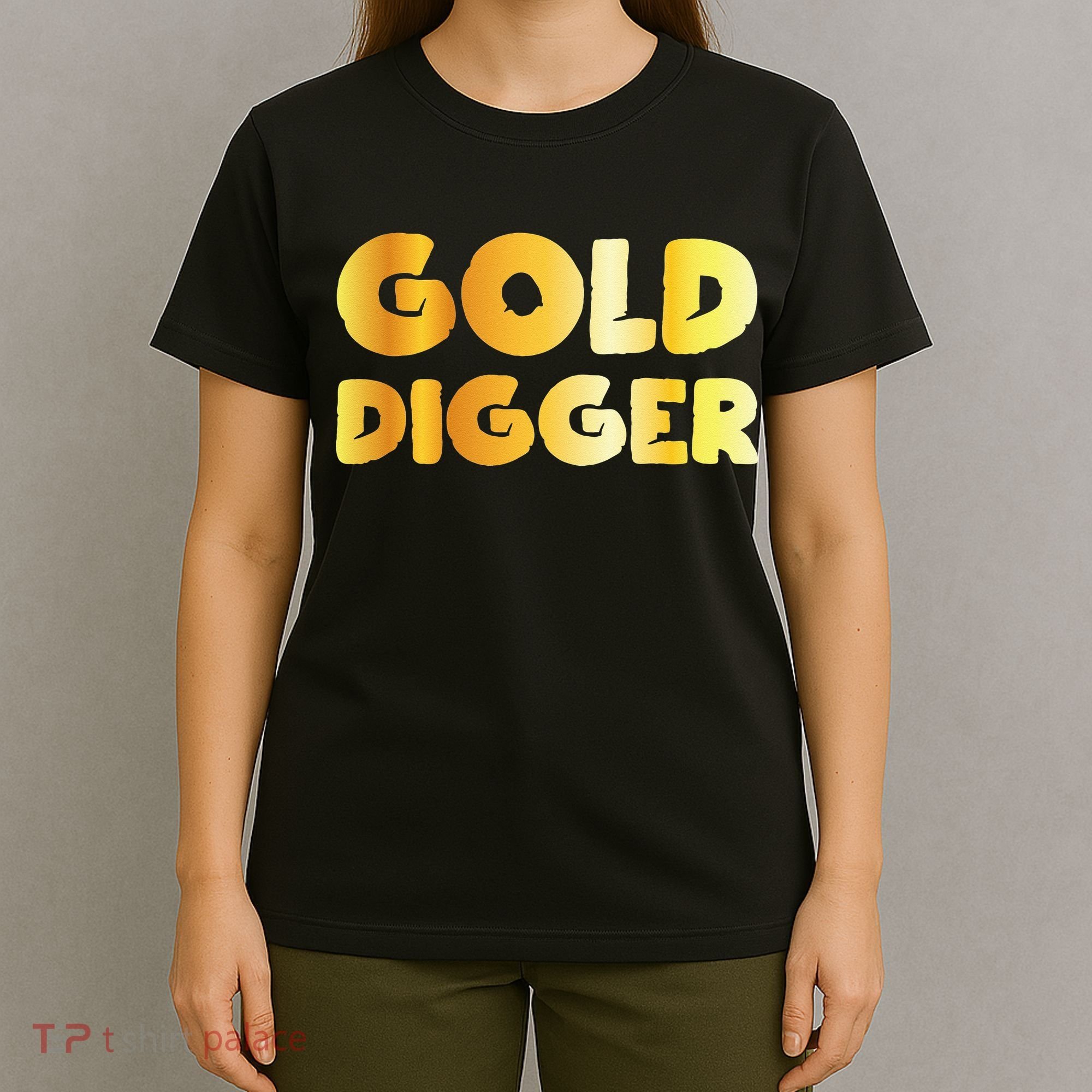 Gold Digger Geologist Pun Geology Geek Funny Costume T-Shirt
