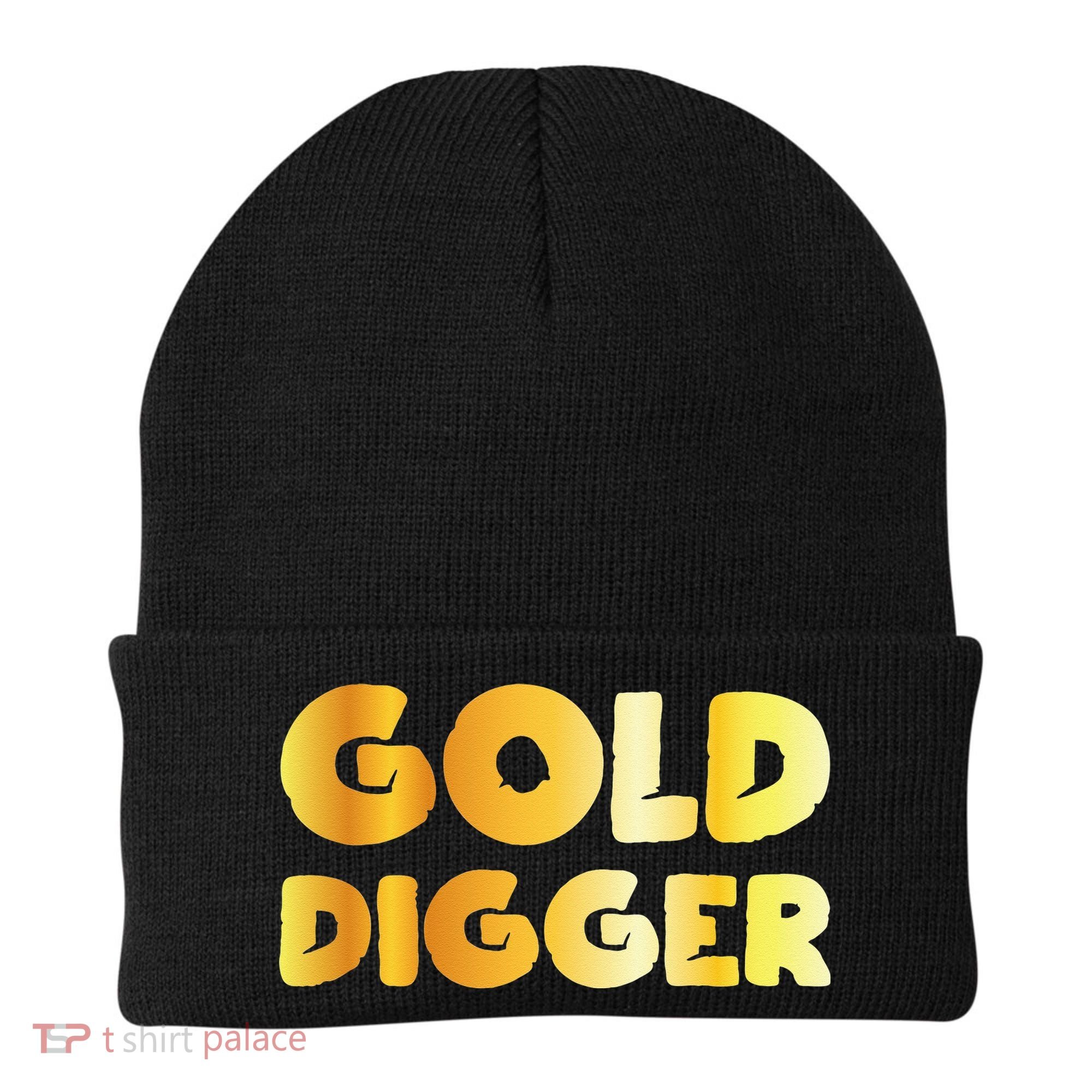 Gold Digger Geologist Pun Geology Geek Funny Costume Beanie