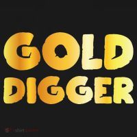 Gold Digger Geologist Pun Geology Geek Funny Costume Coaster thumb 2