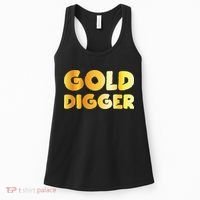 Gold Digger Geologist Pun Geology Geek Funny Costume Women's Tank Top thumb 0