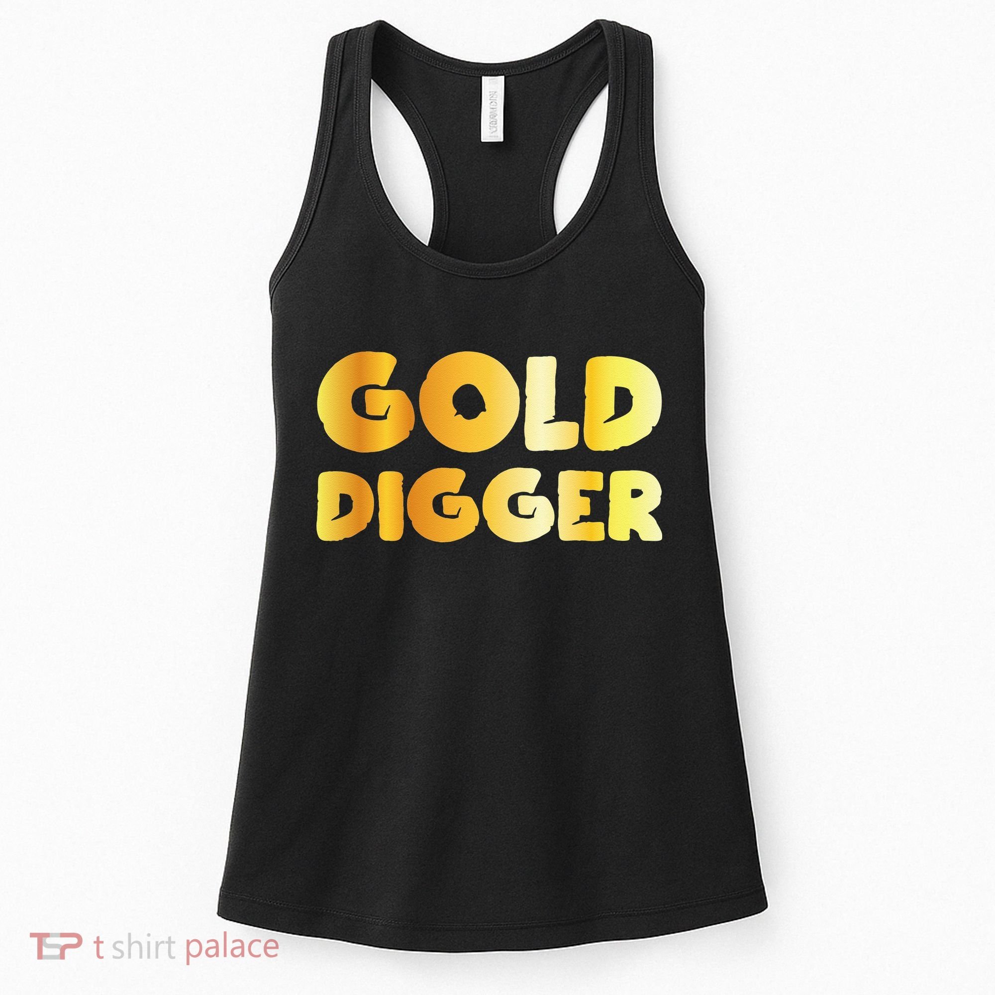 Gold Digger Geologist Pun Geology Geek Funny Costume Women's Tank Top
