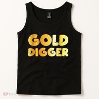 Gold Digger Geologist Pun Geology Geek Funny Costume Tank Top thumb 2