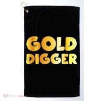 Gold Digger Geologist Pun Geology Geek Funny Costume Golf Towel thumb 0