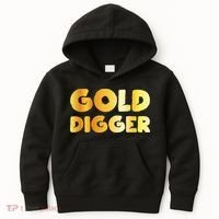 Gold Digger Geologist Pun Geology Geek Funny Costume Kids Hoodie thumb 0