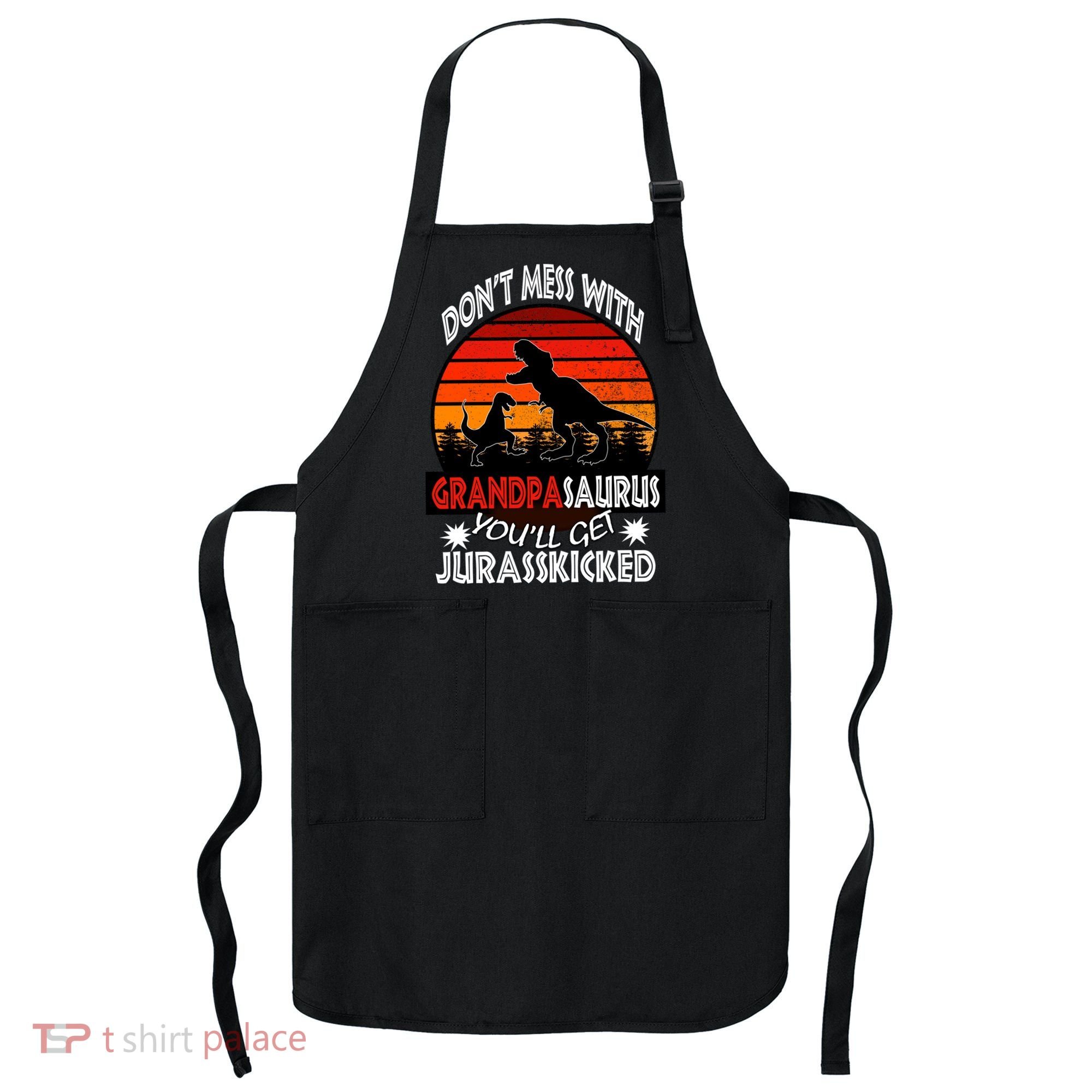 Grandpa Dinosaur Apron
