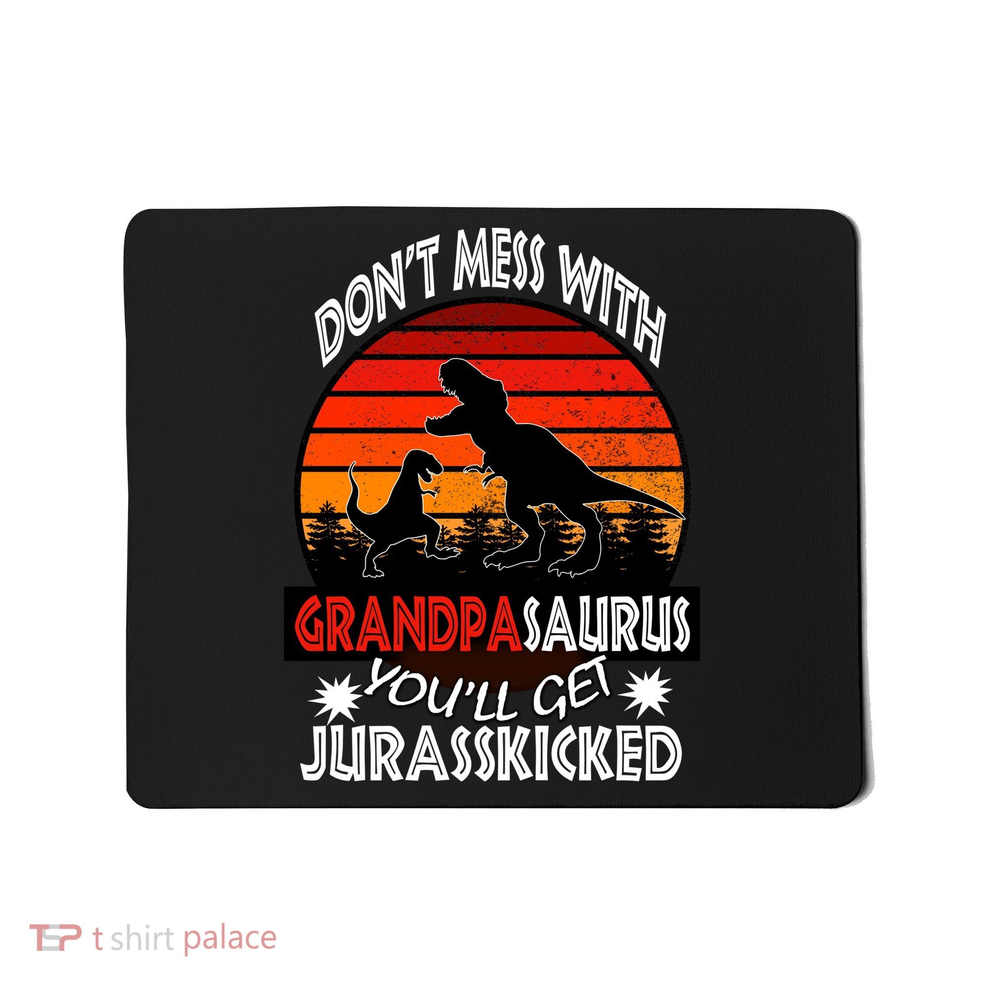 Grandpa Dinosaur Mousepad