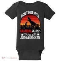 Grandpa Dinosaur Baby Bodysuit thumb 0