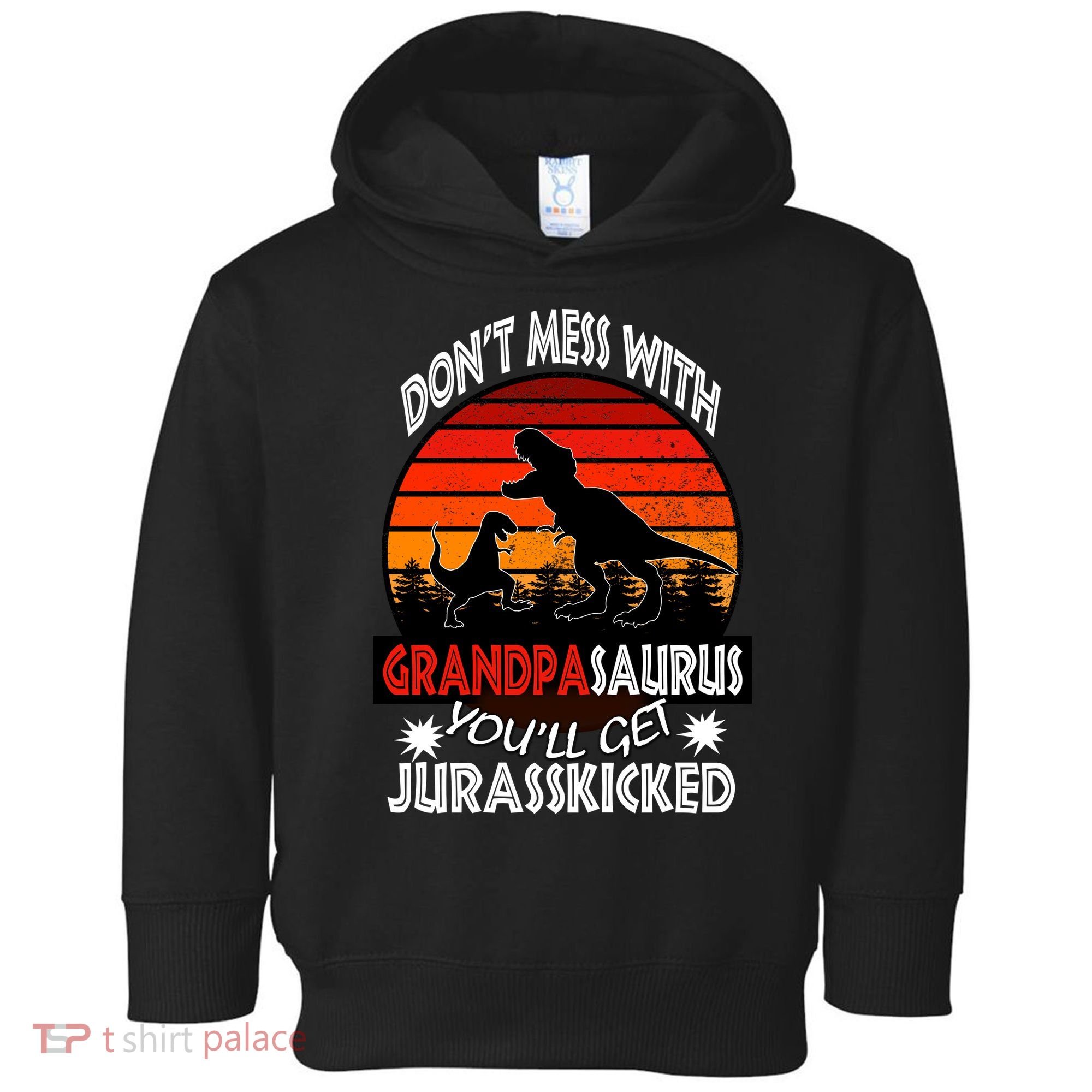 Grandpa Dinosaur Toddler Hoodie