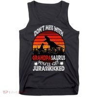 Grandpa Dinosaur Tank Top thumb 0