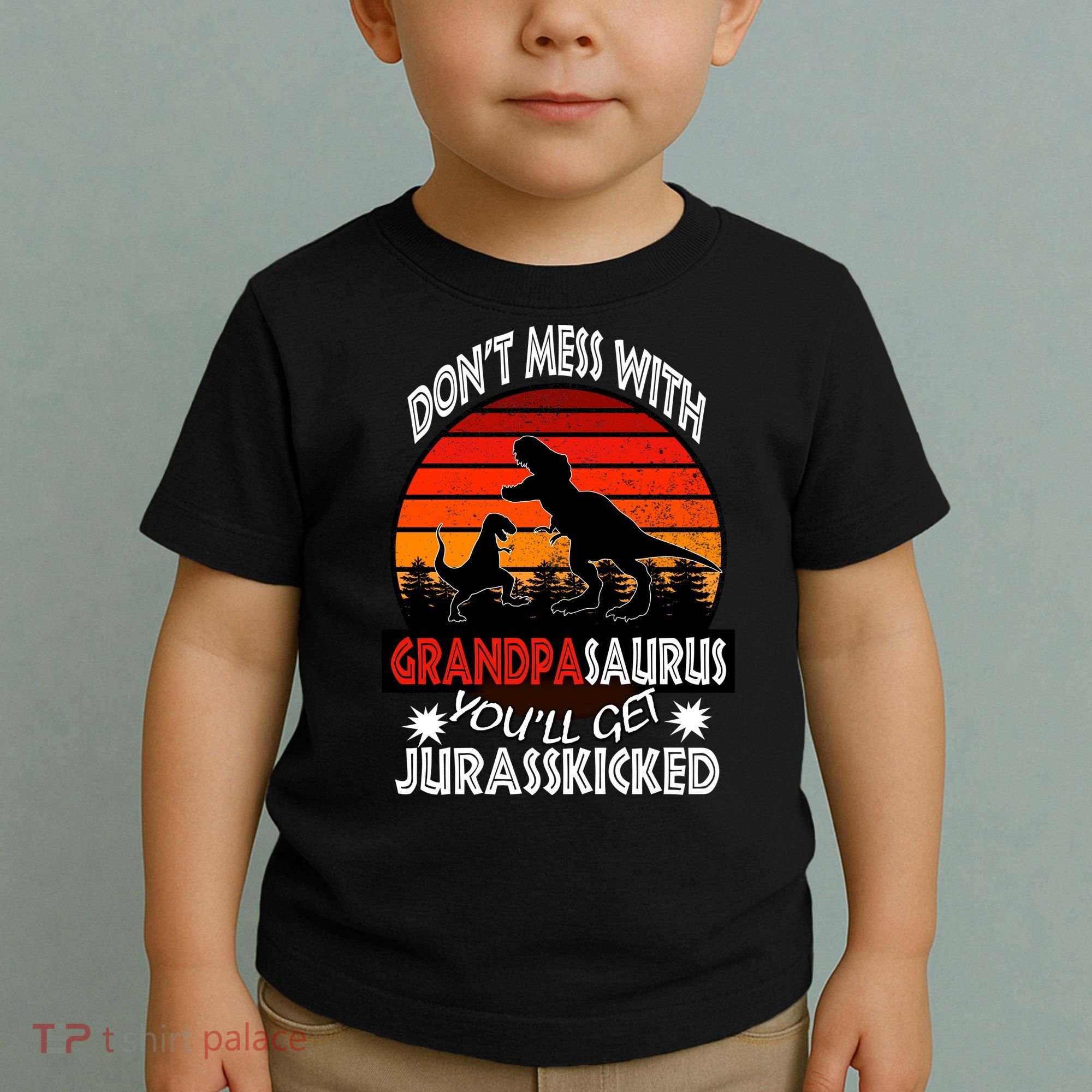 Grandpa Dinosaur Toddler T-Shirt