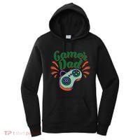 Gamer Dad Gaming Father FatherS Day Video Games Funny Gift Women's Hoodie thumb 0
