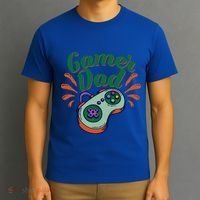 Gamer Dad Gaming Father FatherS Day Video Games Funny Gift T-Shirt thumb 3