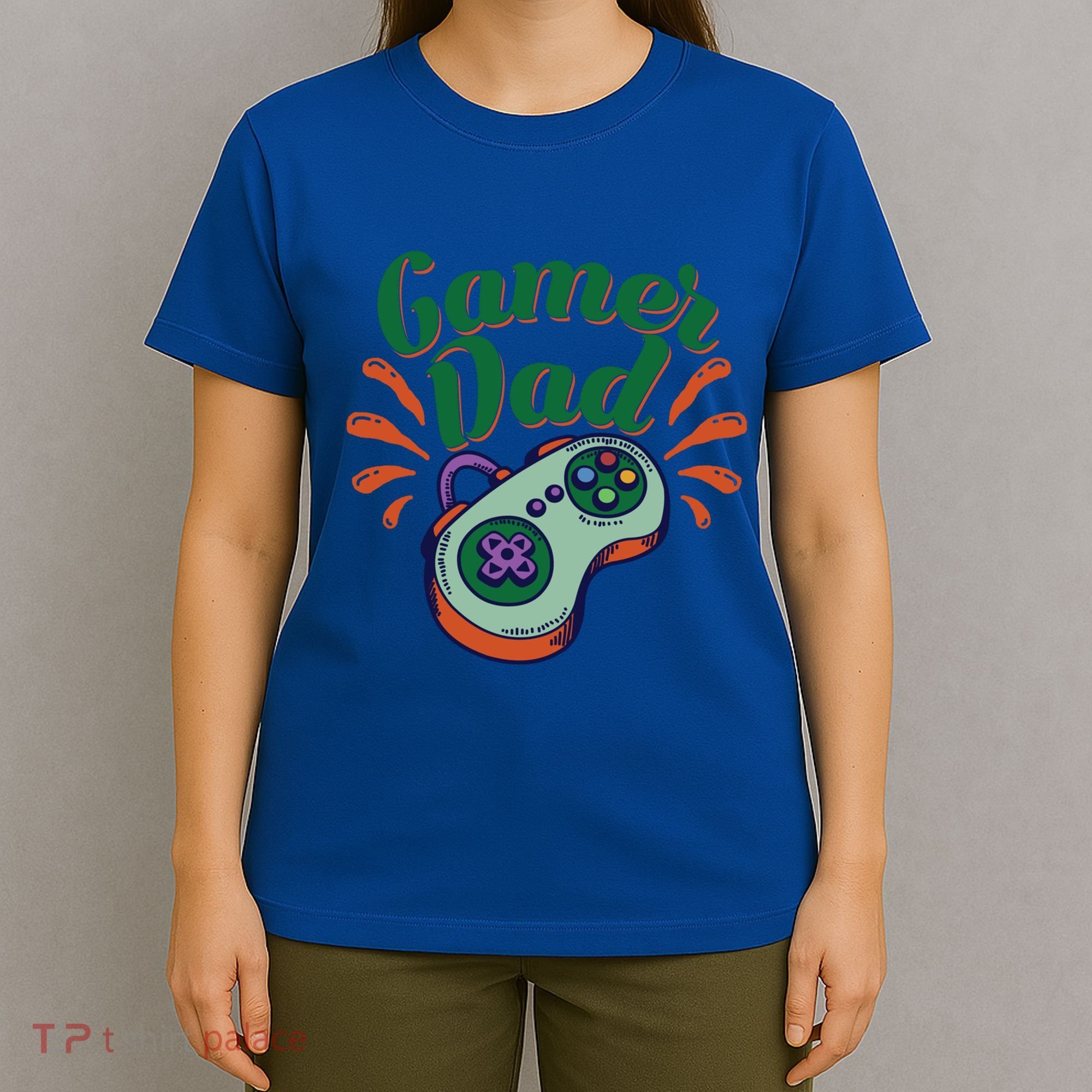 Gamer Dad Gaming Father FatherS Day Video Games Funny Gift T-Shirt