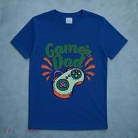 Gamer Dad Gaming Father FatherS Day Video Games Funny Gift T-Shirt thumb 5