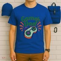 Gamer Dad Gaming Father FatherS Day Video Games Funny Gift T-Shirt thumb 6