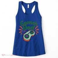 Gamer Dad Gaming Father FatherS Day Video Games Funny Gift Women's Tank Top thumb 0
