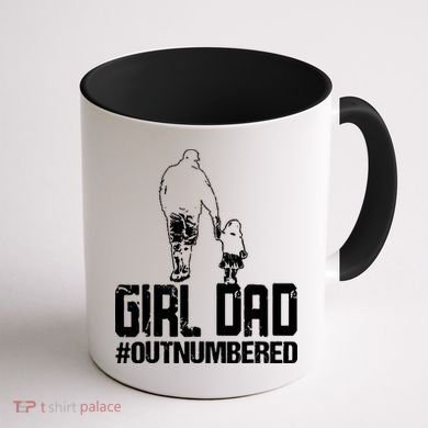 Girl Dad Coffee Mug back