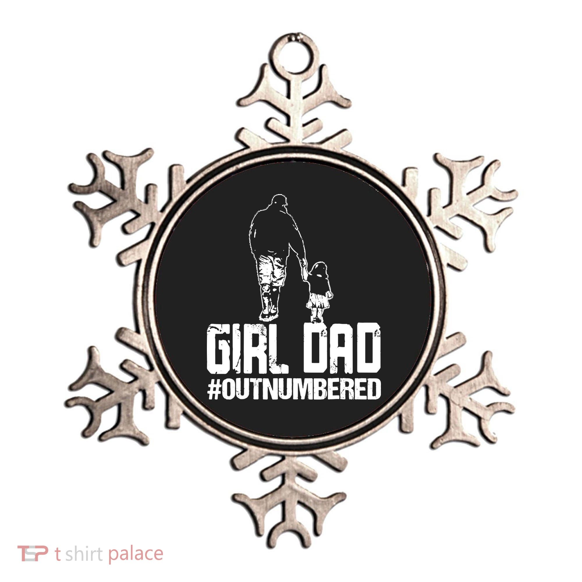 Girl Dad Ornament