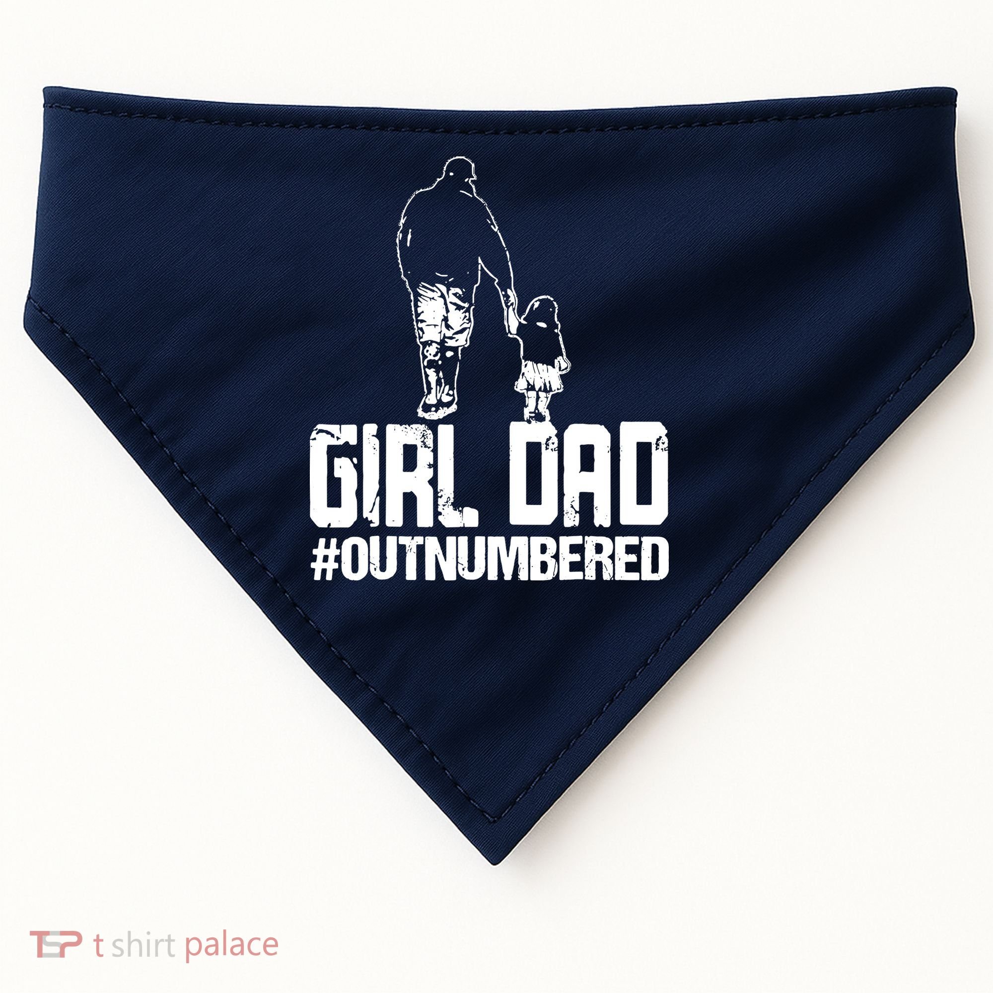 Girl Dad USA-Made Doggie Bandana