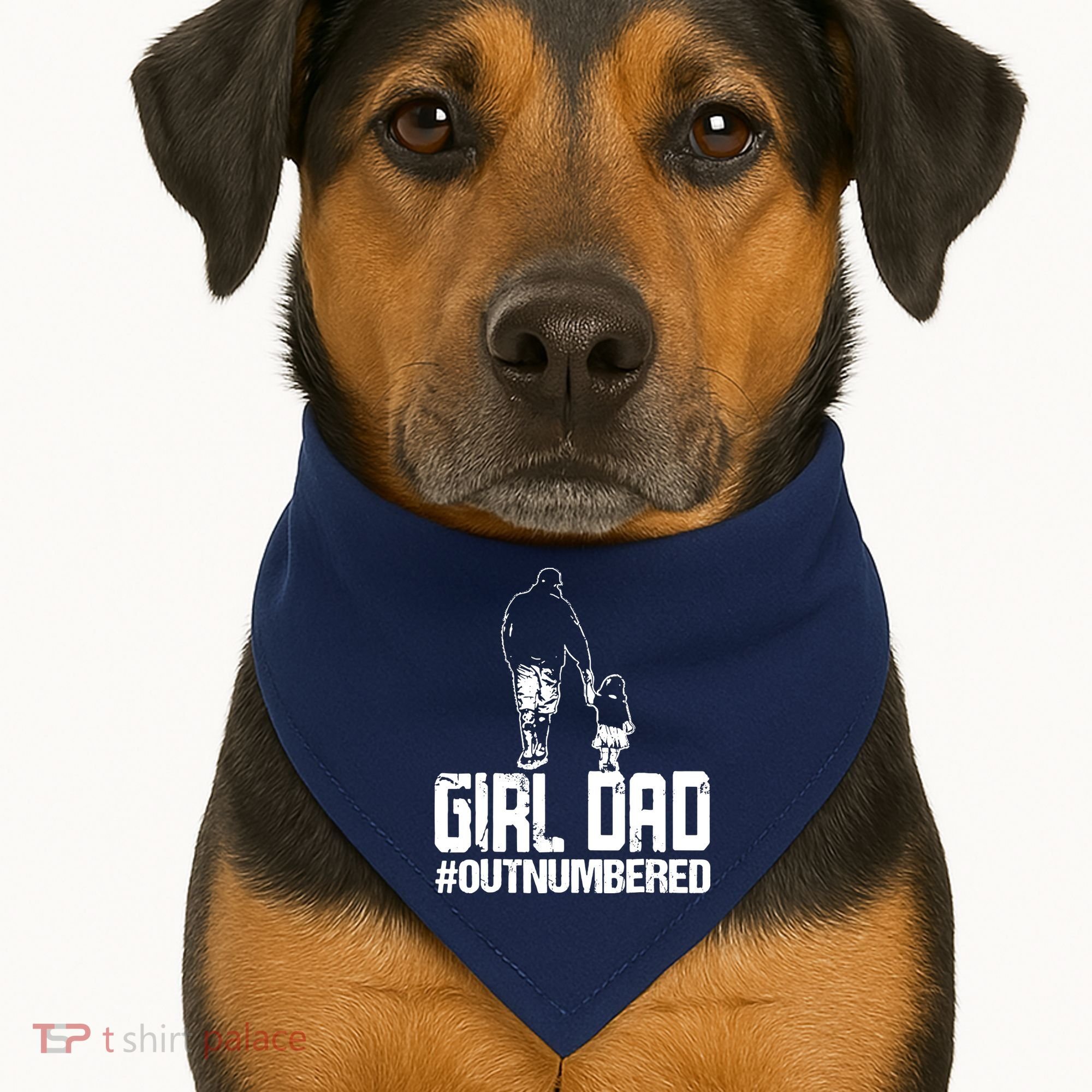 Girl Dad USA-Made Doggie Bandana