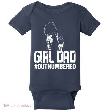 Girl Dad Baby Bodysuit