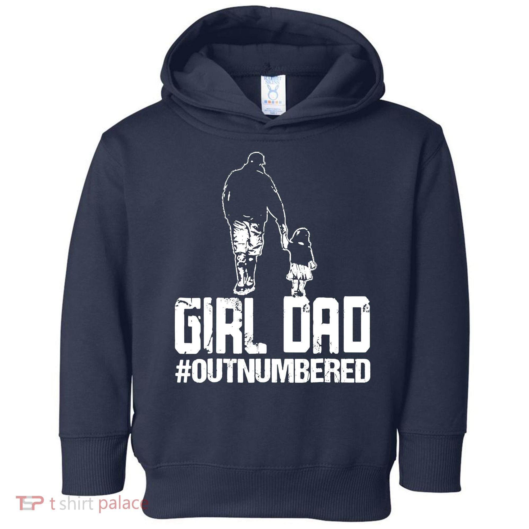 Girl Dad Toddler Hoodie