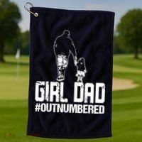 Girl Dad Golf Towel thumb 1