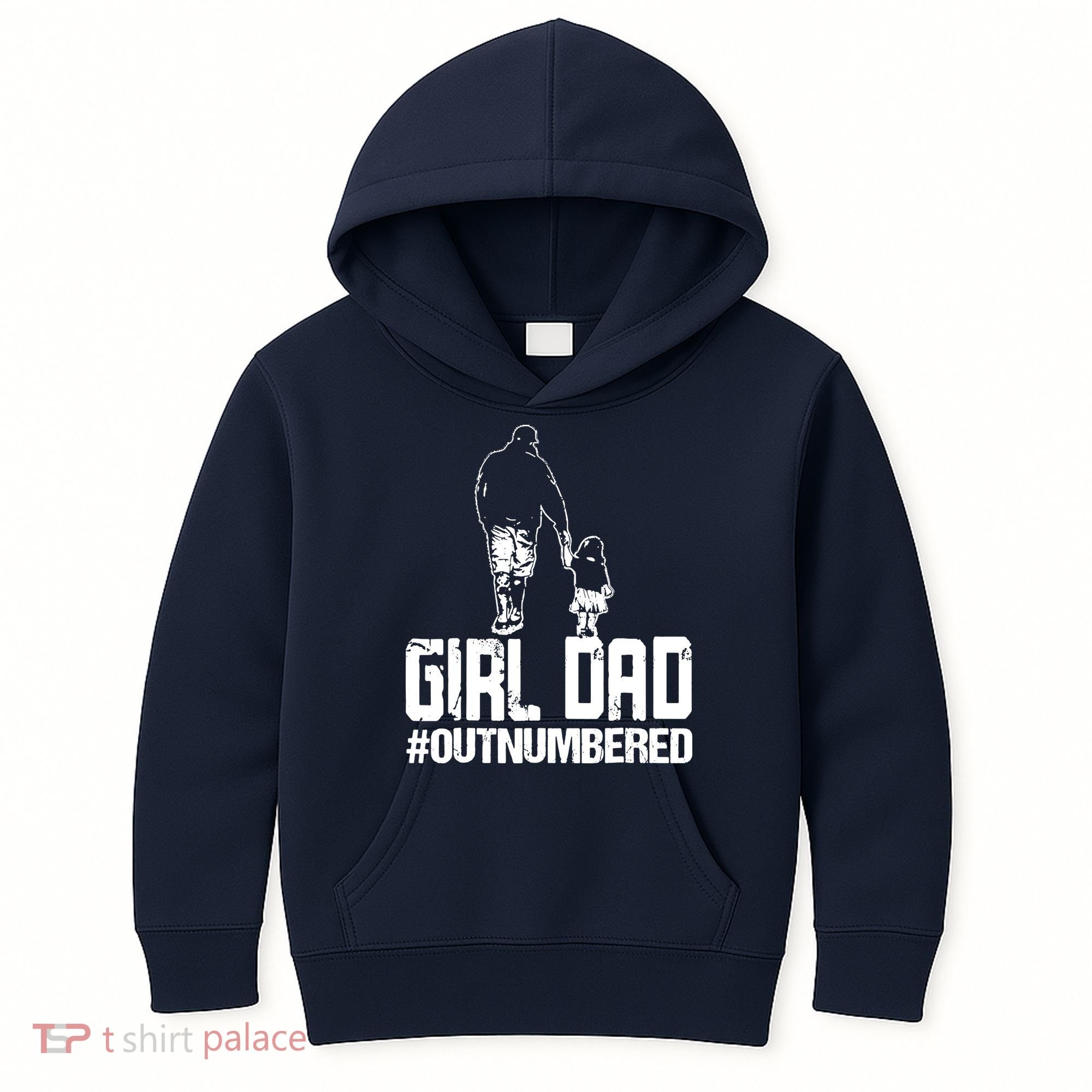 Girl Dad Kids Hoodie
