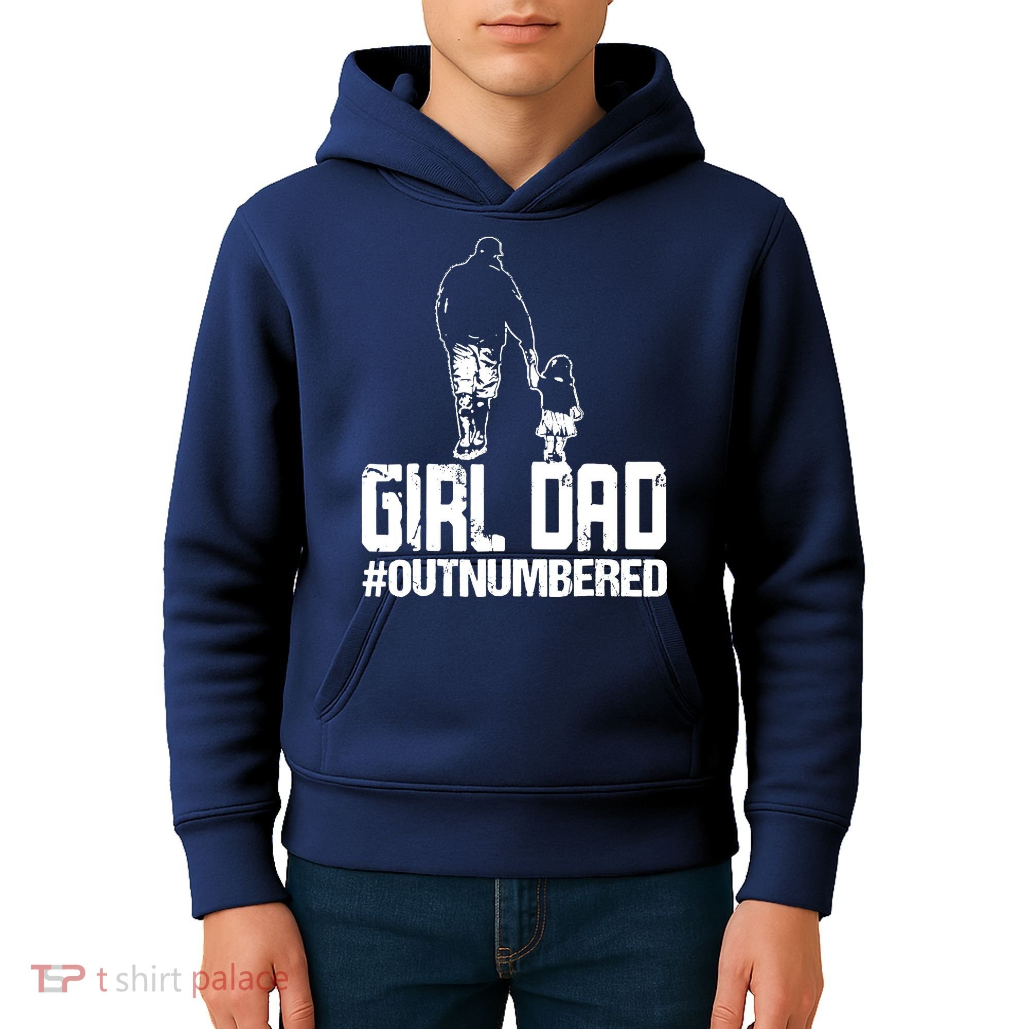Girl Dad Kids Hoodie